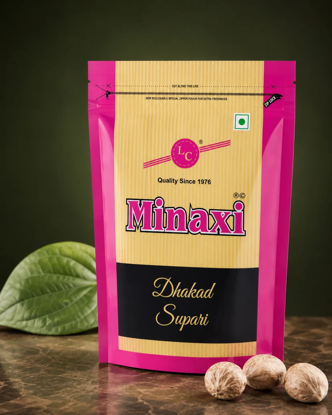 Minaxi Dhakad Pink Supari 250 Gm (Chota Dana)